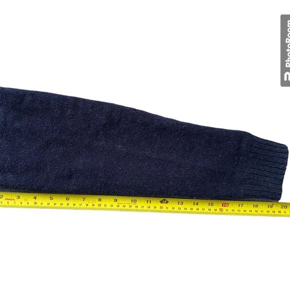 OLD NAVY Men’s Warm  Wool Cotton 1/4 Button Turtleneck Sweater Size M - Picture 7 of 11